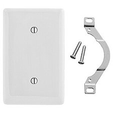 NP14W, HUBBELL, TRADE, SELECT, 1G, BLANK, STRAP, MOUNT, WHITE