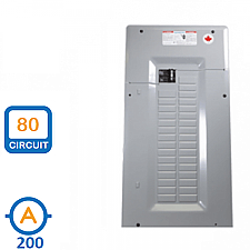 SEQ40200, SIEMENS, CANADA, 200A, MAIN, BREAKER, 40/80CCT, PANEL,, GREY