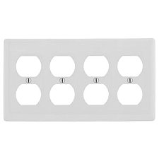 NP84W, HUBBELL, TRADE, SELECT, 4G, DUPLEX, WHITE