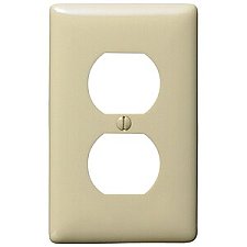 NP8I, HUBBELL, TRADE, SELECT, 1G, DUPLEX, IVORY