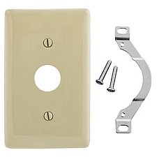 NP730I, HUBBELL, TRADE, SELECT, 1G, .625, IN, HOLE, STRAP, MOUNTED, IVORY