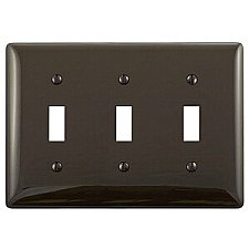 NP3, HUBBELL, TRADE, SELECT, 3G, TOGGLE, PLATE, BROWN