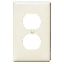 NP8LA, HUBBELL, TRADE, SELECT, 1G, DUPLEX, LIGHT, ALMOND