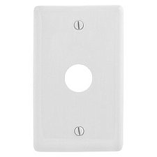 NP737W, HUBBELL, TRADE, SELECT, 1G, .625, IN, HOLE, BLACK