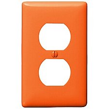 NP8OR, HUBBELL, TRADE, SELECT, 1G, DUPLEX, ORANGE