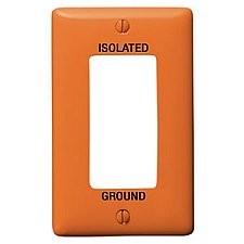 NP26OIG, HUBBELL, TRADE, SELECT, 1G, MARKED-, ISOLATED, GROUND, ORANGE