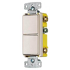 RCD101LA, HUBBEL, COMBO, TWO, 1, POLE, SWITCHES, IN, ONE, LA