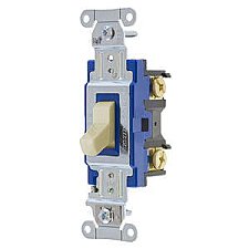 1201I, HUBBELL, 1P, 15A, 120-277V, INDUSTRIAL, SWITCH, IVORY