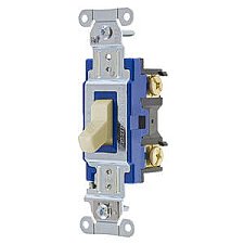 1203I, HUBBELL, 3-WAY, 15A, 120-277V, INDUSTRIAL, SWITCH, IVORY