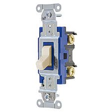 1203LA, HUBBELL, 3-WAY, 15A, 120-277V, INDUSTRIAL, SWITCH, LIGHT, ALMOND