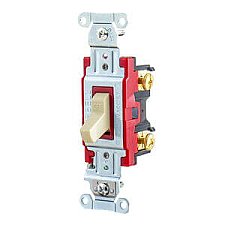 1221I, HUBBELL, 1P, 20A, 120-277V, INDUSTRIAL, SWITCH, IVORY
