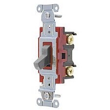 1222GY, HUBBELL, 2P, 20A, 120-277V, INDUSTRIAL, SWITCH, GREY