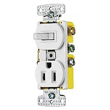 RC308W, HUBBELL, TRADE, SELECT, COMBO, 3, WAY, 15AMP, WHITE