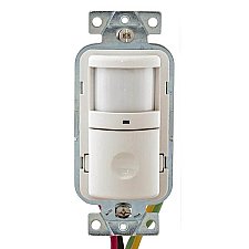 WATTS1001W, HUBBELL, TRADE, SELECT, PIR, VACANCY, SENSOR, 120V, 500W, WHITE