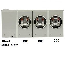HC43RBC, HYDEL, HC43RBC, 400AMP, BLANK-200-200-200