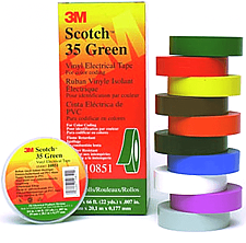 3534X66GREEN, 3M, 3M, 35, 3/4, X, 66FT, GREEN, CODING, TAPE