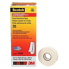 3534X66WHITE, 3M, 3M, 35, 3/4, X, 66FT, WHITE, CODING, TAPE