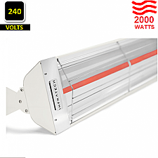 W-2024-SS-WH, INFRATECH, WHITE, W-, SINGLE, ELEMENT, HEATER, 2000, WATTS, 240V