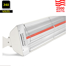 W-2524-SS-WH, INFRATECH, WHITE, W-, SINGLE, ELEMENT, HEATER, 2500, WATTS, 240V