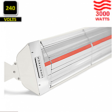 W-3024-SS-WH, INFRATECH, WHITE, W-, SINGLE, ELEMENT, HEATER, 3000, WATTS, 240V