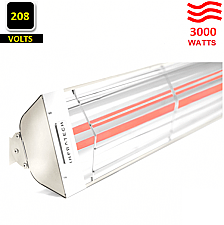 WD-3028-SS-WH, INFRATECH, WHITE, WD-, DUAL, ELEMENT, HEATER, 3000, WATTS, 208V