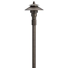 15502CBR, KICHLER, 12V, SMALL, ADJUSTABLE, PATH, LIGHT, CENTENNIAL, BRASS