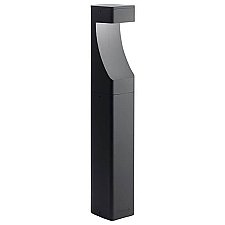 15848BKT, KICHLER, TEXTURED, BOLLARD, 12V, LED, PATH, LIGHT, BLACK