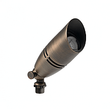 15517CBR, KICHLER, 12V, MR-16, FIXED, SOCKET, BRASS, ACCENT, LIGHT