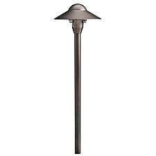 15470CBR, KICHLER, 12V, CAST, BRASS, 6", DOME, PATH, LIGHT, CENTENNIAL, BRASS