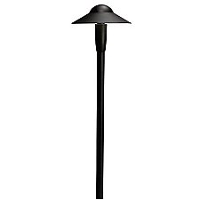 15870BKT30R, KICHLER, 6", DOME, 3000K, LED, PATH, LIGHT, TEXTURED, BLACK