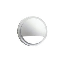 15764WHT30R, KICHLER, 12V, LED, 30K, HALF, MOON, DECK, LIGHT, TEXTURED, WHITE