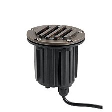 15497CBR, KICHLER, 12V, IN-GROUND, BRASS, ROCK, GUARD, CENTENNIAL, BRASS