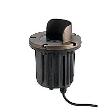 15496CBR, KICHLER, 12V, IN-GROUND, BRASS, COWL, CENTENNIAL, BRASS