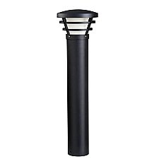 16133BKT28, KICHLER, MISSION, 2800K, LED, BOLLARD, BLACK