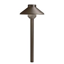 15820AZT27, KICHLER, STEPPED, DOME, 12V, 27K, PATH, LIGHT, AZT