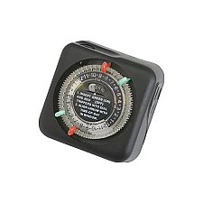 15557BK, KICHLER, TRANSFORMER, MECHANICAL, TIMER, BLACK