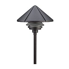 15211BKT, KICHLER, LARGE, ONE, TIER, 120V, PATH, LIGHT, TEXTURED, BLACK
