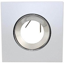TL3546C/W, AXITE, LIGHTING, 3-1/2", SQUARE, CHROME, REFLECTOR/WHITE, TRIM