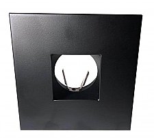 TL3544B, AXITE, LIGHTING, 3-1/2", BLACK, SQUARE, PINHOLE, TRIM