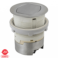RCT221ALU, HUBBELL, 20, AMP, POP, UP, RECEPTACLE., $50, OFF, YOUR, FIRST, ORDER