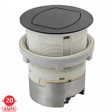 RCT221BK, HUBBELL, 20, AMP, POP, UP, RECEPTACLE., $50, OFF, YOUR, FIRST, ORDER