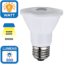LED8PAR20/50L/FL/930, NATURALED, 8W, PAR20, DIMMABLE, LAMP, 3K, 5924
