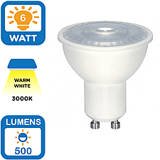 S9383, SATCO/NUVO, 6.5W, GU10, FLOOD, LAMP, 3K, 120V
