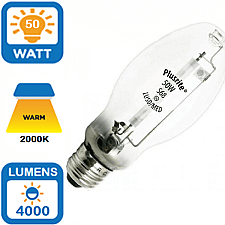 LU50/ED17/MED, PLUSRITE, 50W, HPS, LAMP, MEDIUM, BASE, 2001