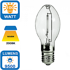 LU100/ED23.5/ECO, PLUSRITE, 100W, HPS, LAMP, MOGUL, BASE, 2045