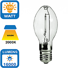 LU150/ED23.5/ECO, PLUSRITE, 150W, HPS, LAMP, MOGUL, BASE, 2046