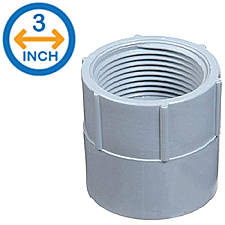 RFA45, ROYAL, 3", PVC, FEMALE, ADAPTER, RFA45