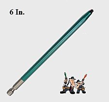 70160G, RACK-A-TIERS, SIZE-1, GREEN, SQUARE, 6, IN, DRIVER, BIT