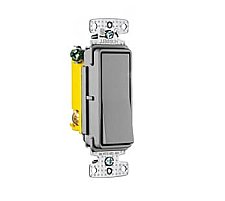 RSD115GY, HUBBEL, DECORA, SWITCH, 1, POLE, 15, AMP, 120-277V, GREY