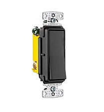RSD315BK, HUBBEL, DECORA, SWITCH, 3, WAY, 15, AMP, 120-277V, BK